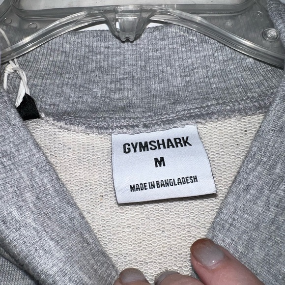 Gymshark Rest Day Cotton Contour Pullover in Gray Size Medium New with tag - Picture 8 of 10